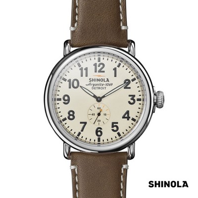 Shinola® Runwell Watch - Cream/Brown